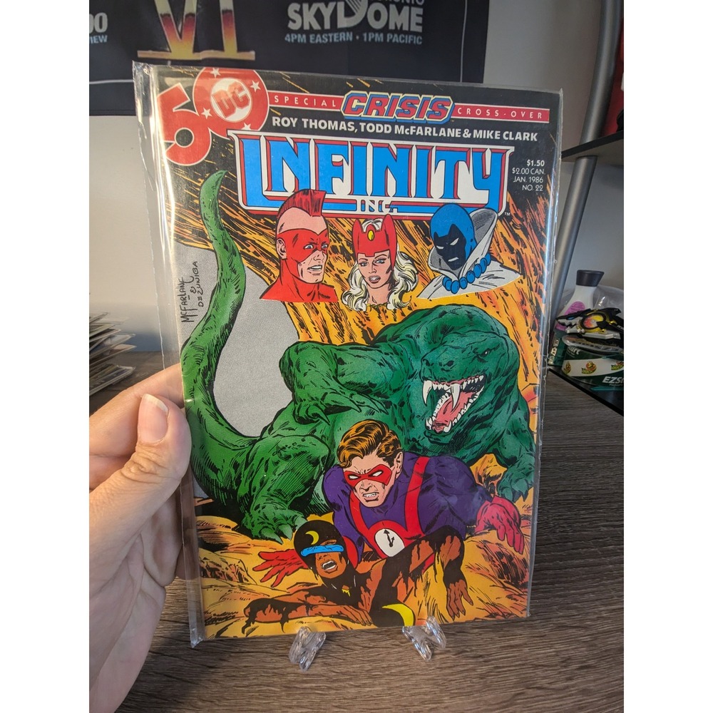 Infinity Inc #22 Comic Book Roy Thomas Todd McFarlane DC Comics‎ 1986